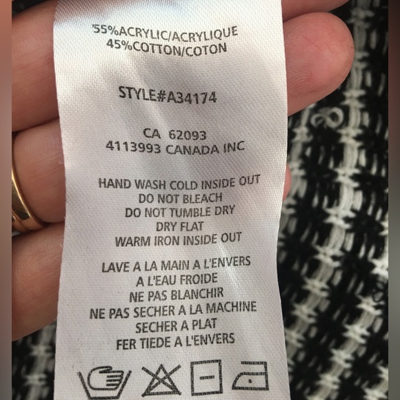 Alison Sheri luxury knit tie-up sweater/coat - Picture 7 of 7